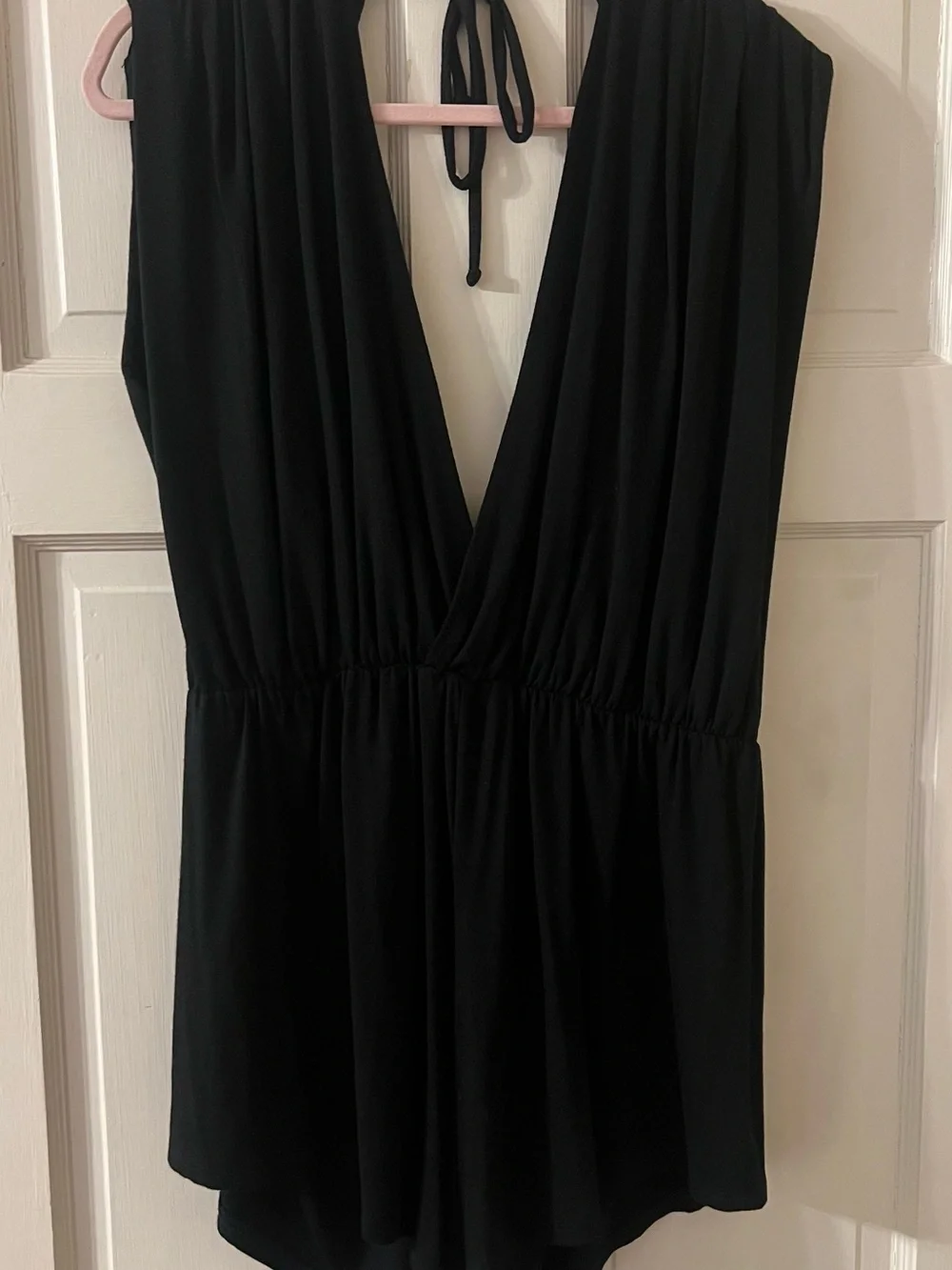 NBD Deep V Jersey Romper